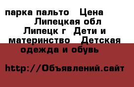 парка-пальто › Цена ­ 2 000 - Липецкая обл., Липецк г. Дети и материнство » Детская одежда и обувь   